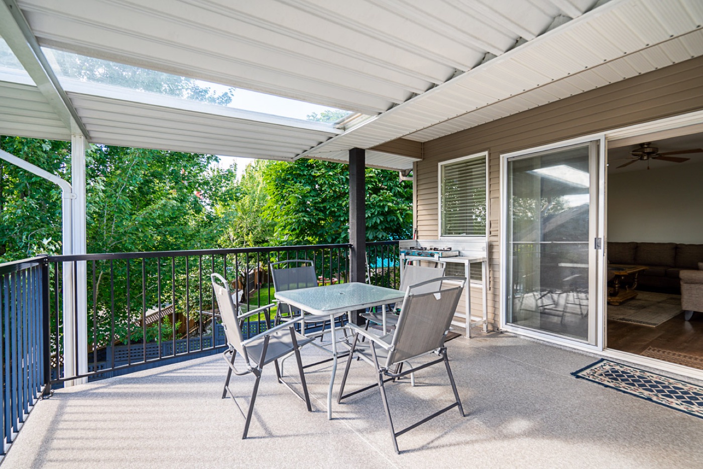 Covered patio